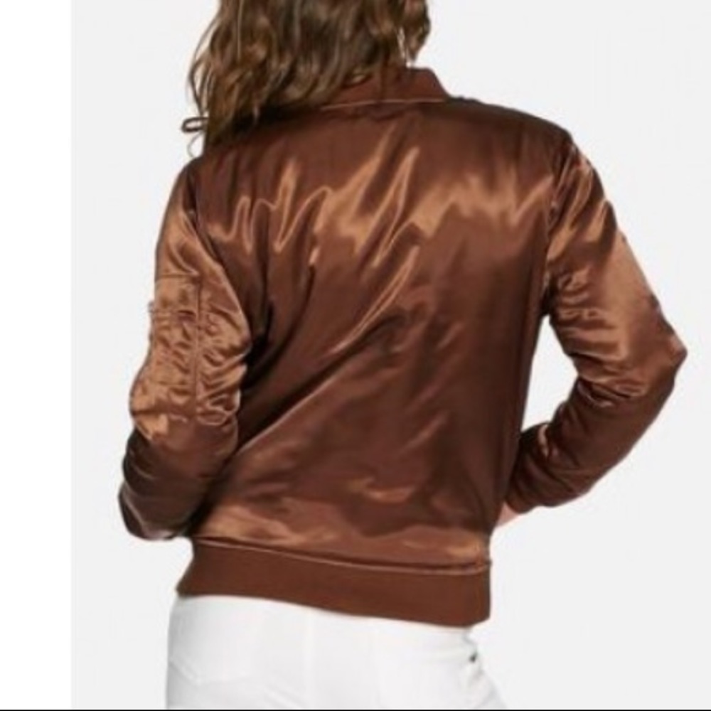 Missguided satin bomber jacket